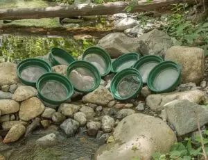 9Pc Wire Sifting Pan Set, Fits on A 5 Gallon Bucket
