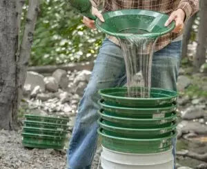 9Pc Wire Sifting Pan Set, Fits on A 5 Gallon Bucket