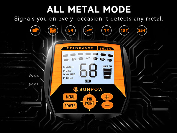 SUNPOW Metal Detector